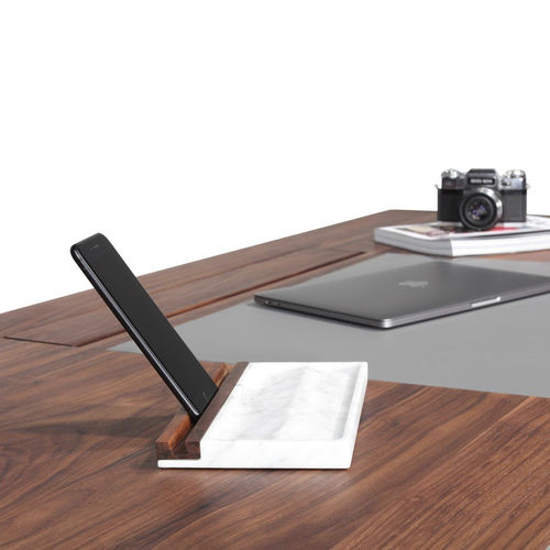 Organizzatore per ufficio in noce - Tech-Tray - hatt - in frassino / in rovere / in marmo