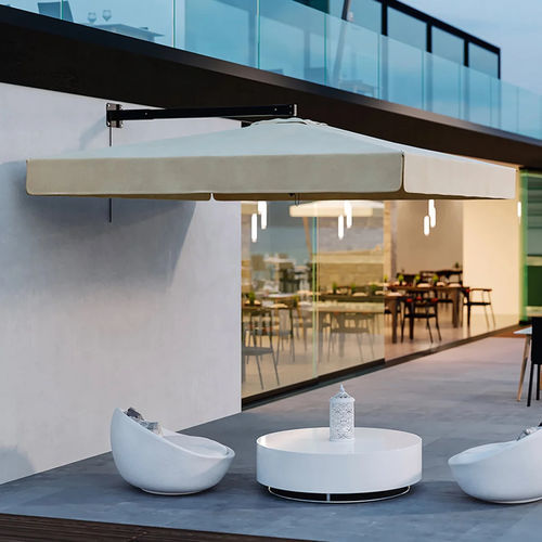 Ombrellone quadrato - MURALES - Ombrellificio Veneto - rettangolare / da parete / in tessuto acrilico