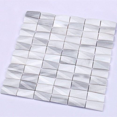 Mosaico in marmo - GREEK CRYSTAL - Fujian Quanzhou Risheng Stone Industry Co., Ltd. - levigato / da interno / da bagno