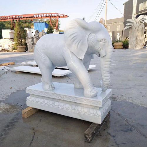 Scultura in pietra - MODERN ELEPHANT LANDSCAPE  - Fujian Quanzhou Risheng Stone Industry Co., Ltd. - da esterno / da giardino / da appoggio