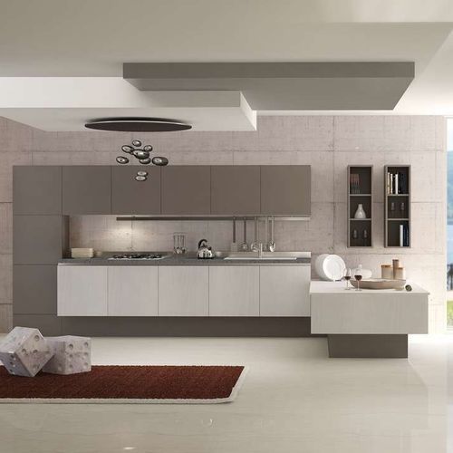 Cucina contemporanea - SPACE - CIESSE CUCINE SRL - in laminato / con isola / a L