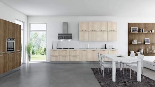 Cucina contemporanea - ALISIA - CIESSE CUCINE SRL - in legno compensato / a L / a U