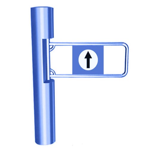 Tornello a mezza altezza - NU9304RG - Nundlab, Inc. - in acciaio inossidabile / per controllo accesso / di sicurezza