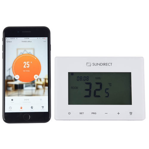 Termostato elettronico - SMART1.0 PRO - Sundirect Heater - intelligente / per riscaldamento / bianco