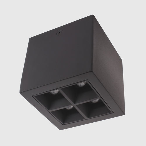 Plafoniera contemporanea - ICONIC-N-Q4 - Evorino - quadrata / in ghisa di alluminio / LED