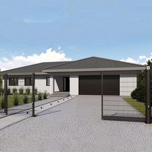 Cancello scorrevole - EGIDIA SC ESSENTIAL - Betafence International - in acciaio galvanizzato / in acciaio ellettrosaldato / a sbarre