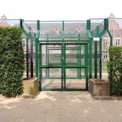 Cancello battente - SECURIFOR - Betafence International - in metallo / a maglia saldata / verde
