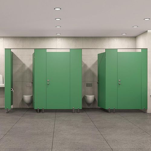 Cabina per bagni pubblici in laminato - PORTE ITALIANE - per toilette / per interni