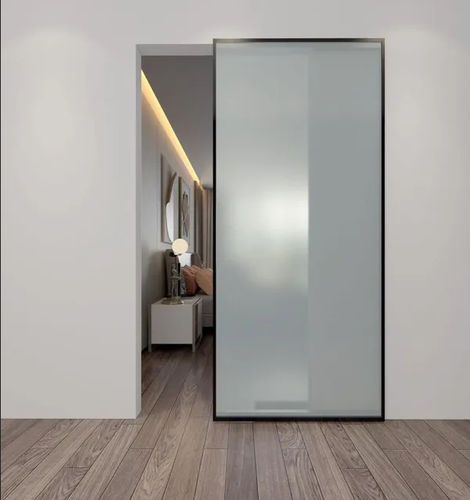 Porta per esterni - 86586462 - PORTE ITALIANE - in vetro / in alluminio / scorrevole
