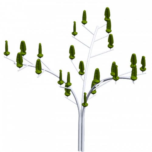 Piccolo generatore eolico asse verticale - WINDPALM - New World Wind - bipala / onshore / per casa