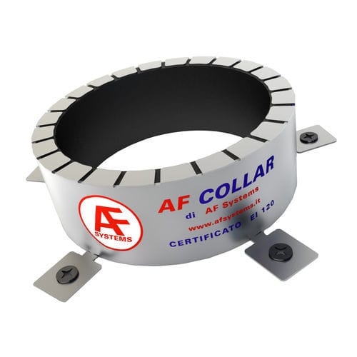Collarino di raccordo tagliafuoco - AF Collar - AF Systems - per isolamento di tubi / in acciaio inossidabile