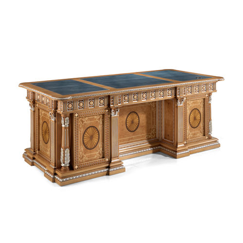 Scrivania da terra - R138 - Francesco Molon - in stile / in legno / dritta
