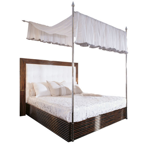 Letto a baldacchino - H502 - Francesco Molon - matrimoniale / contemporaneo / imbottito