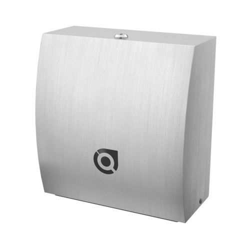 Distributore di salviette da parete - Vela - QTS ITALY SRL - in acciaio inossidabile / elettronico / contract