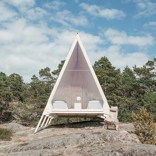 Casa prefabbricata - A-FRAME CLOUDS - NingBo DeepBlue Smarthouse Co.,LTD. - moderna / a un piano / in legno