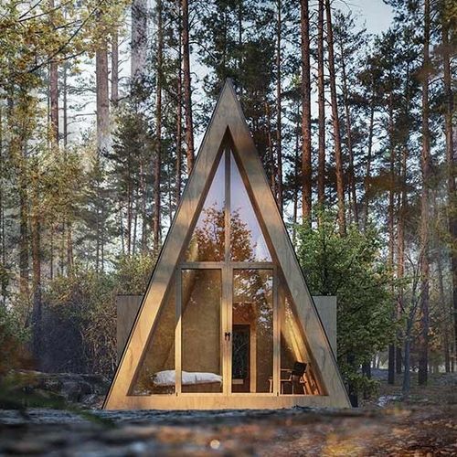 Casa prefabbricata - A-FRAME PRAIRIE - NingBo DeepBlue Smarthouse Co.,LTD. - contemporanea / moderna / a un piano
