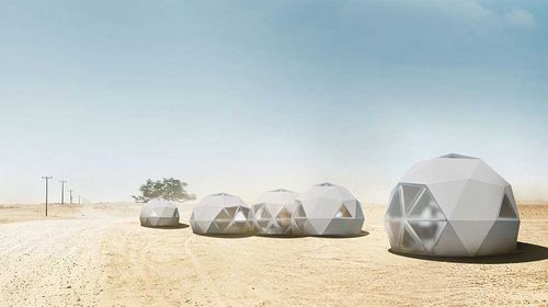 Casa prefabbricata - DOME - NingBo DeepBlue Smarthouse Co.,LTD. - flottante / temporanea / contemporanea