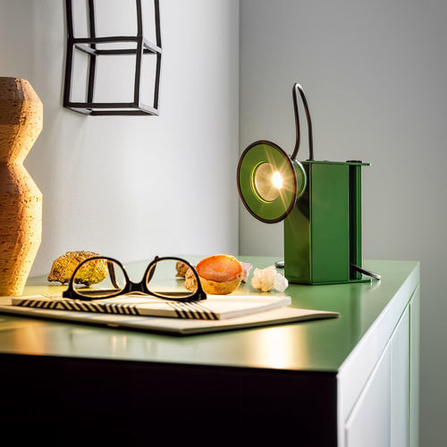 Lampada da tavolo - MINIBOX - Stilnovo - in metallo / contemporanea / con cavo