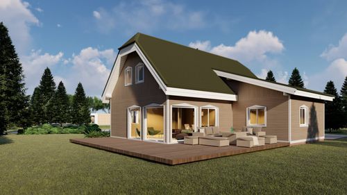Casa prefabbricata - FRANCE 193 - Frame House group Sia - ecologica / contemporanea / a due piani