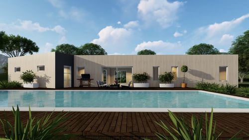 Casa prefabbricata - FRANCE Y.V. - Frame House group Sia - ecologica / passiva / contemporanea