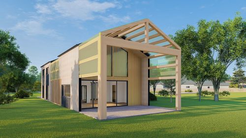 Casa prefabbricata - FRANCE A.L. - Frame House group Sia - ecologica / passiva / contemporanea