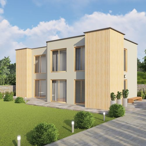 Casa prefabbricata - VILLA ELECTRA - Frame House group Sia - ecologica / passiva / contemporanea