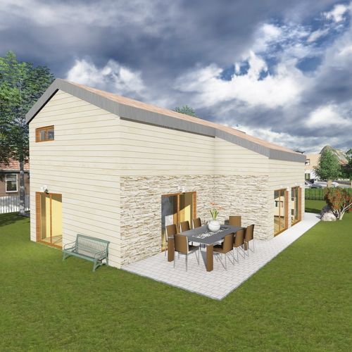 Casa prefabbricata - VILLA TALITHA - Frame House group Sia - ecologica / passiva / contemporanea