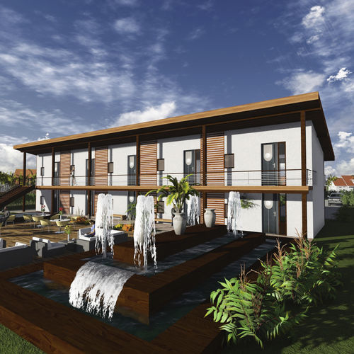 Casa prefabbricata - ITALIA R.C - Frame House group Sia - ecologica / passiva / contemporanea