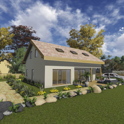 Casa prefabbricata - BELGIUM D.M. - Frame House group Sia - ecologica / passiva / contemporanea