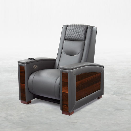 Poltrona per cinema in pelle - GENESIS - KARLSSON SEATING LTD. - per uso residenziale / nera / con poggiatesta