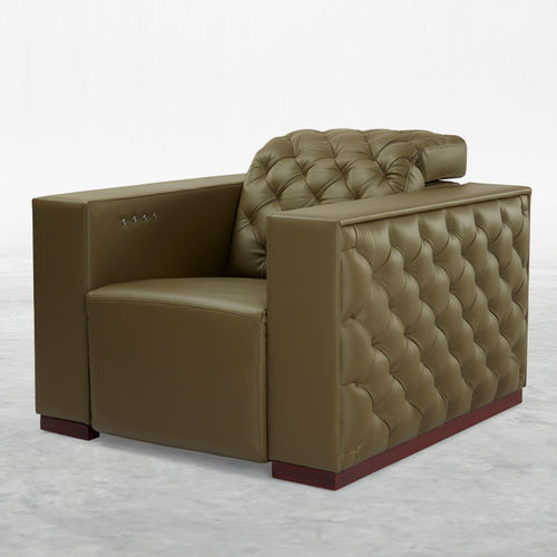 Poltrona per cinema in pelle - BROUGHAM - KARLSSON SEATING LTD. - per uso residenziale / colore personalizzabile / verde