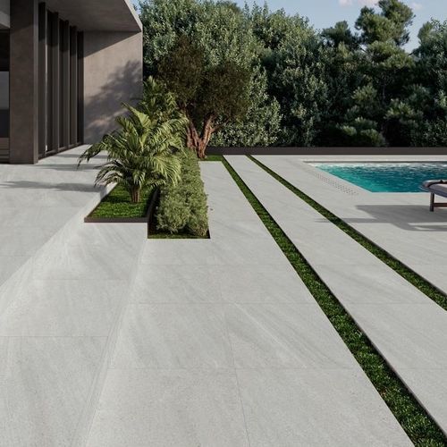 Piastrella in gres porcellanato - CARLEEN - KTL Ceramica - opaca / a rilievo / da esterno