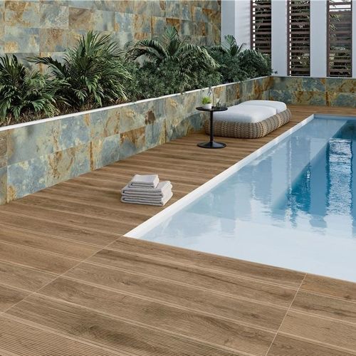 Piastrella in porcellana - SHENANDOAH - Vitacer - finitura naturale / da interno / per bagnasciuga di piscina