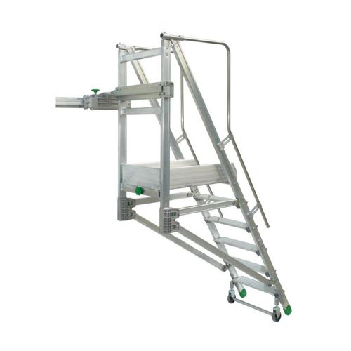 Scala con piattaforma di accesso - BINARY - Facal - per botola da tetto / scorrevole / in alluminio