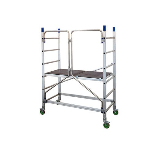 Ponteggio in alluminio - ALTO FOLDING - Facal - di grande altezza / con rotelle / di altezza ridotta