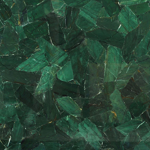 Lastra in pietra in quarzo - Green Adventurin - Fiorantina Stone - per stanza da bagno / levigata / verde