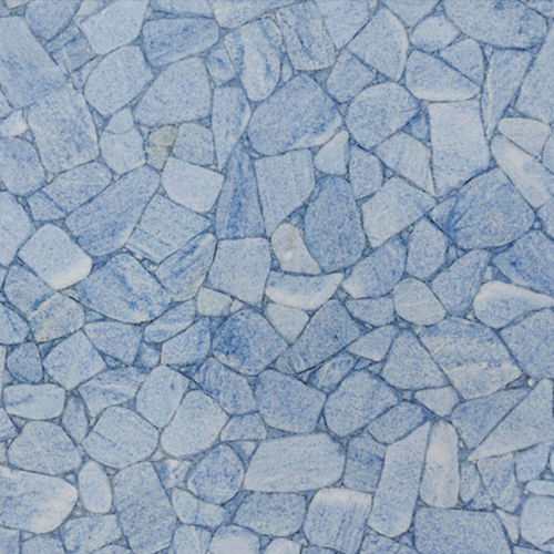 Lastra in pietra in quarzite - CALCITE BLUE - Fiorantina Stone - per interni / levigata / blu