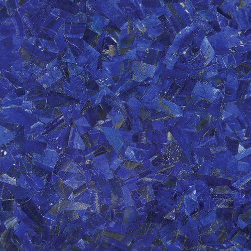 Lastra in pietra in quarzo - LAPIS LAZULI - Fiorantina Stone - per interni / levigata / blu