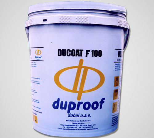 Intonaco di protezione - DUCOAT F100 - Duproof LLC - di impermeabilizzazione / da esterno / per muro