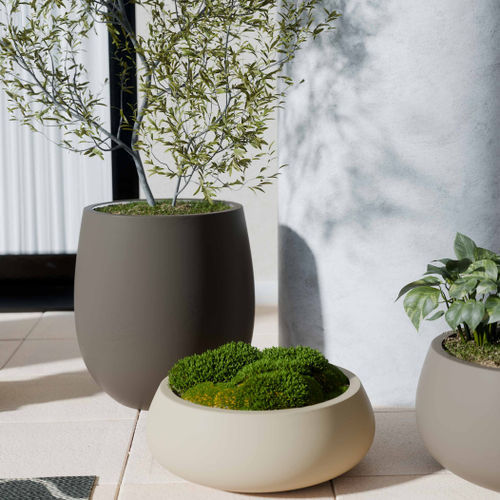Vaso da giardino in poliestere - ERIS - ARTEPOT - in composito / in fibra di vetro / in resina