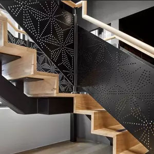 Balaustra in alluminio - Alumideas Co.,Ltd. - a pannello / da interno / per scala