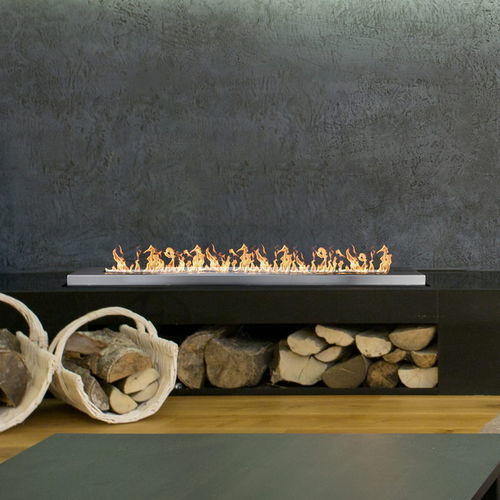 Bruciatore a bioetanolo in acciaio - 8056157804741 - Divina Fire - rettangolare / contemporaneo
