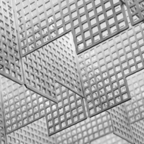 Controsoffitto in alluminio - MONOLAMA QRy - ceir - a doghe / in pannelli / per interni