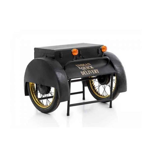 Mobile bar vintage - CAR  - GrandDécor - in metallo / con rotelle / fatto a mano