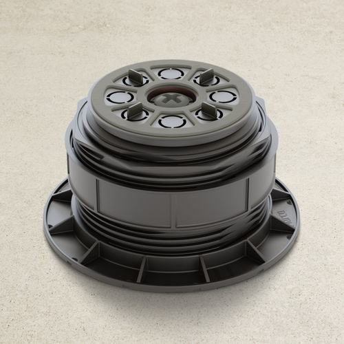 Supporto per pavimento sopraelevato in polipropilene - RING C60 - ARTTROS LEVELLING SYSTEMS - da interno / da esterno / impilabile