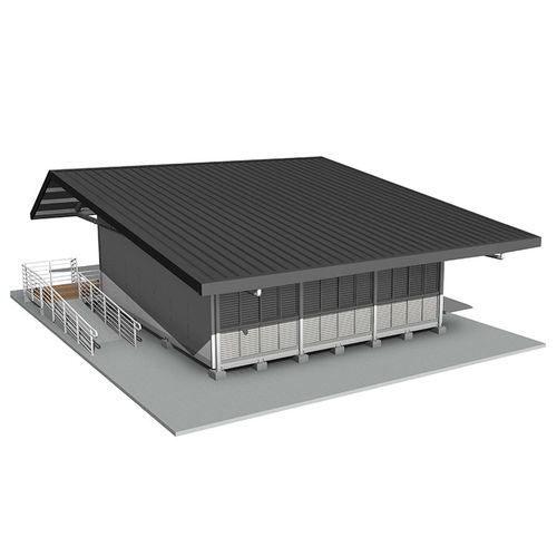 Casa prefabbricata - PT200073 - Zhejiang Putian Integrated Housing Co., Ltd. - ecologica / contemporanea / con terrazza