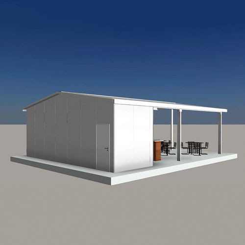Edificio prefabbricato - PT220337-2 - Zhejiang Putian Integrated Housing Co., Ltd. - tipo bungalow / in acciaio / su ossatura metallica