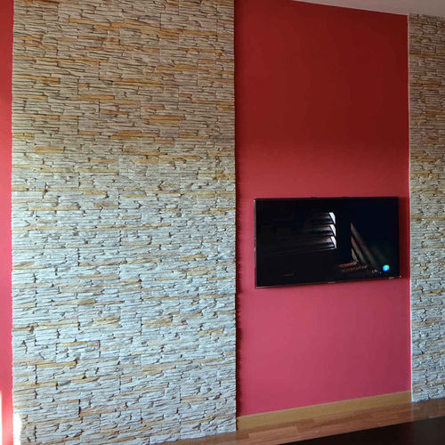 Paramento in pietra - SHILIN - Thermostone - da interno / per esterni / da incollare