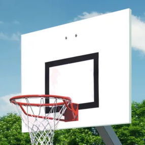 Tabellone da pallacanestro in legno - Classique - BALIA - in fibra di vetro / rettangolare / bianco