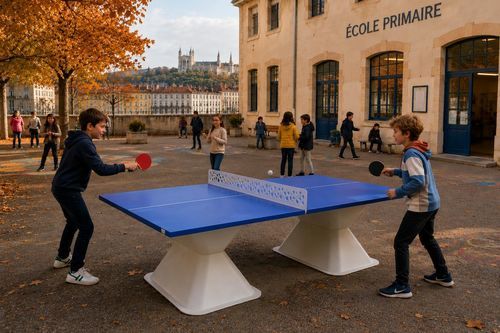 Tavolo da ping-pong per esterni - DIABOLO 35 - BALIA - contemporaneo / per scuola / per ospedale